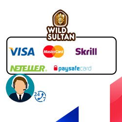 Paiement et Assistance sur Wild Sultan Casino